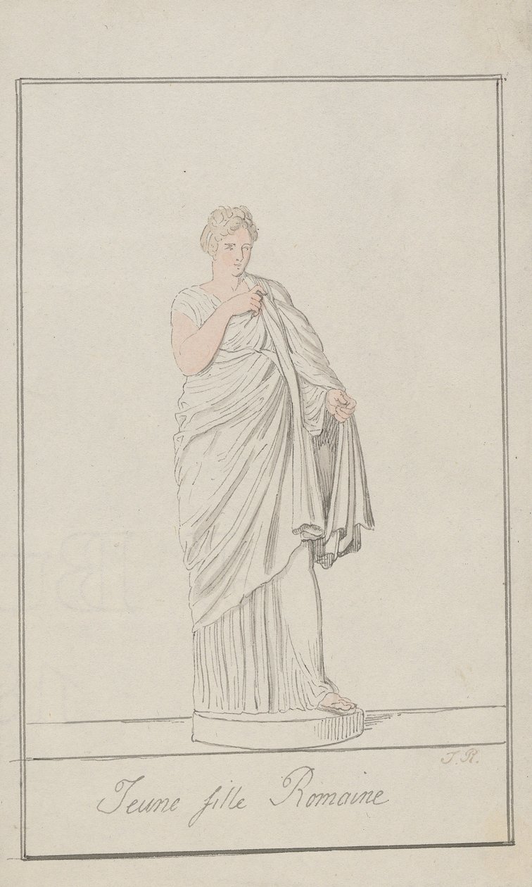 Römisches Mädchen von Thomas Rowlandson