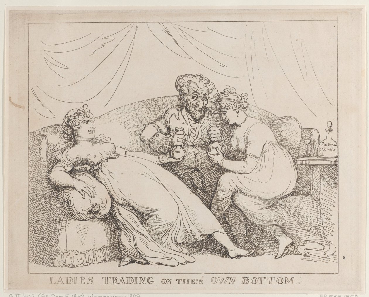 Damen, die auf eigene Faust handeln von Thomas Rowlandson