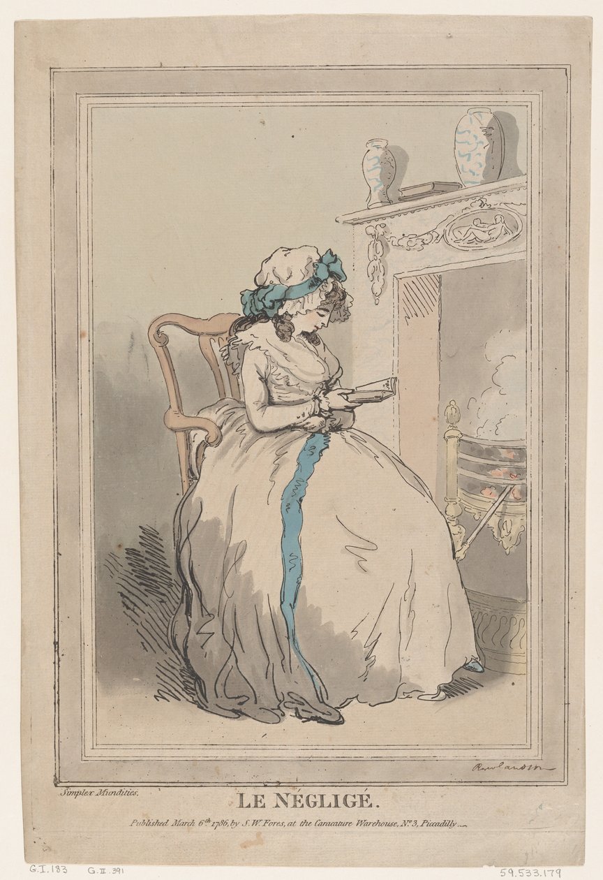 Le Négligé von Thomas Rowlandson