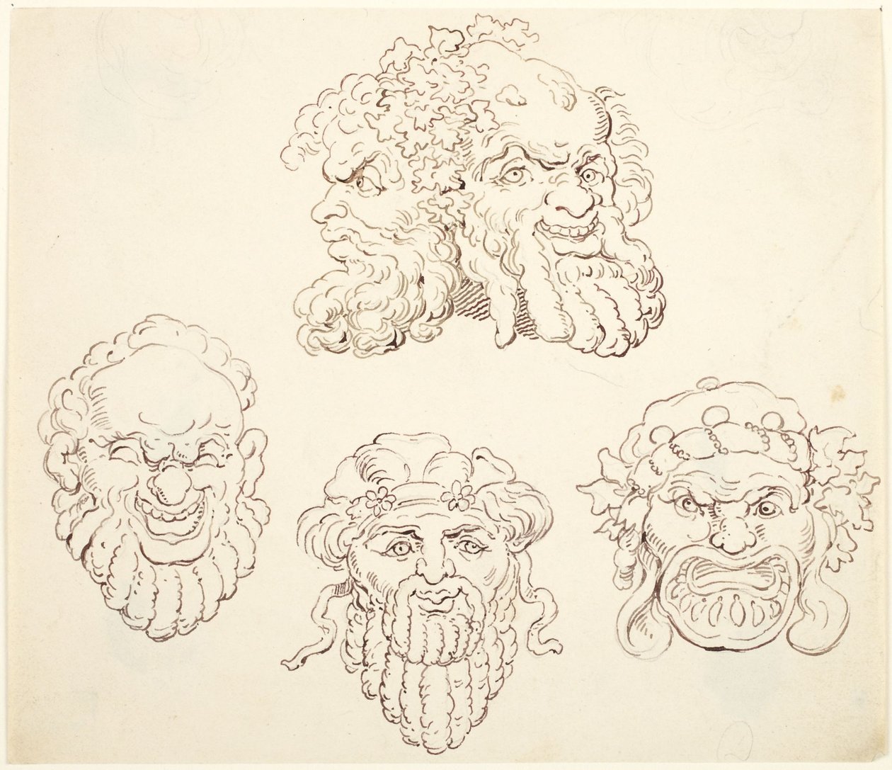 Masken von Thomas Rowlandson