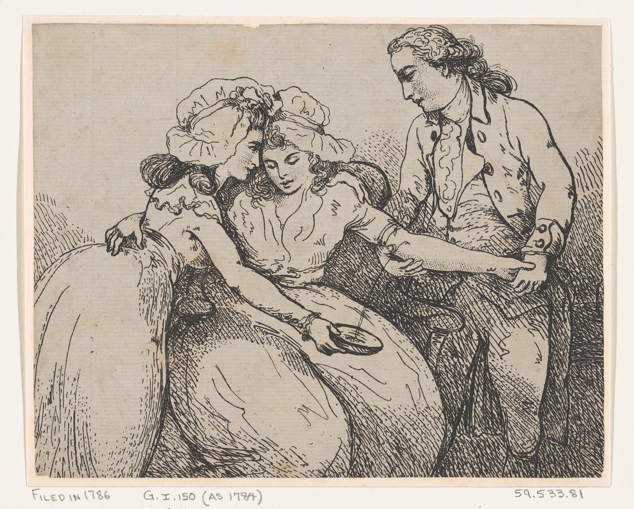 Eine Ader öffnen von Thomas Rowlandson