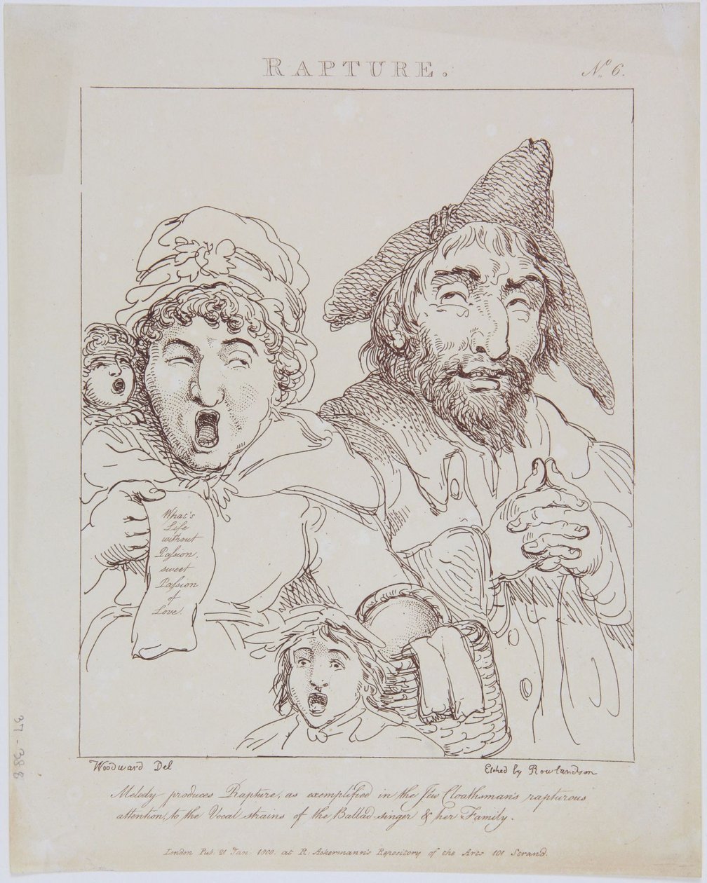 Ekstase, Nr. 6 von Thomas Rowlandson