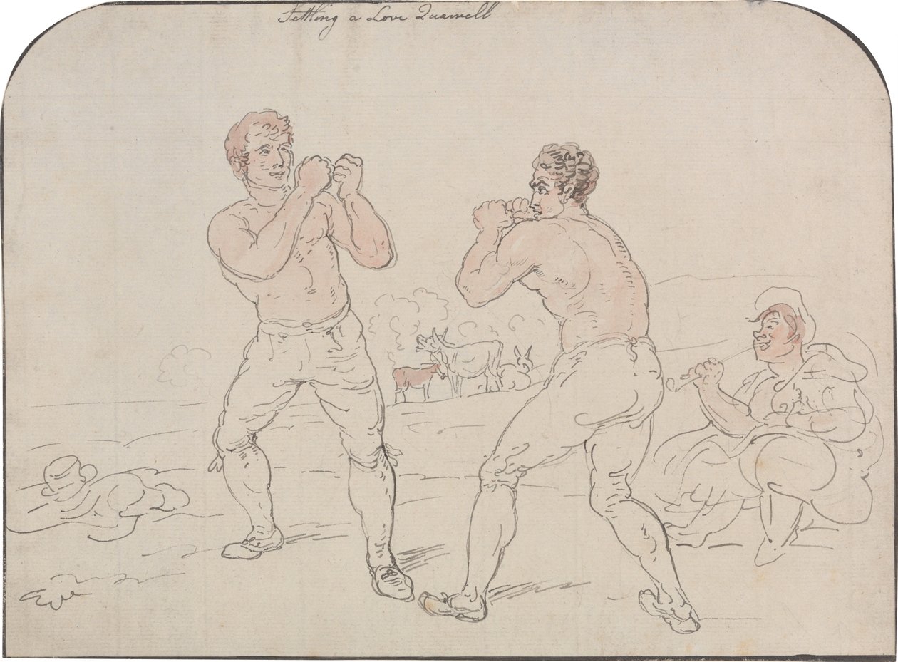 Einen Liebesstreit schlichten von Thomas Rowlandson