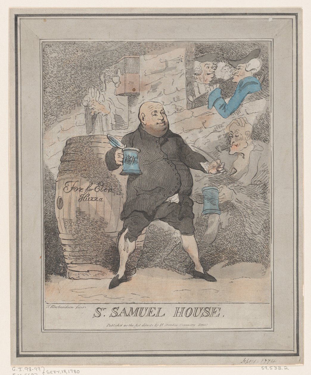 Sr. Samuel House von Thomas Rowlandson
