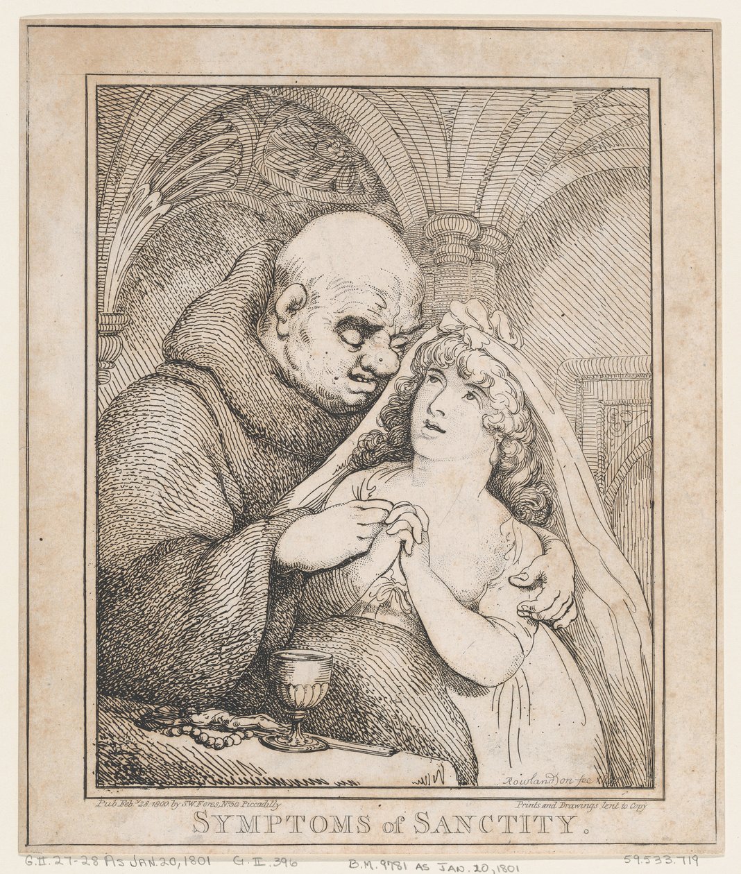 Symptome der Heiligkeit von Thomas Rowlandson