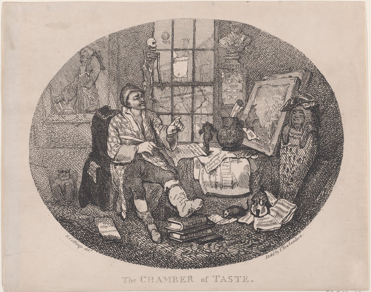 Die Kammer des Geschmacks, ca. 1785 von Thomas Rowlandson