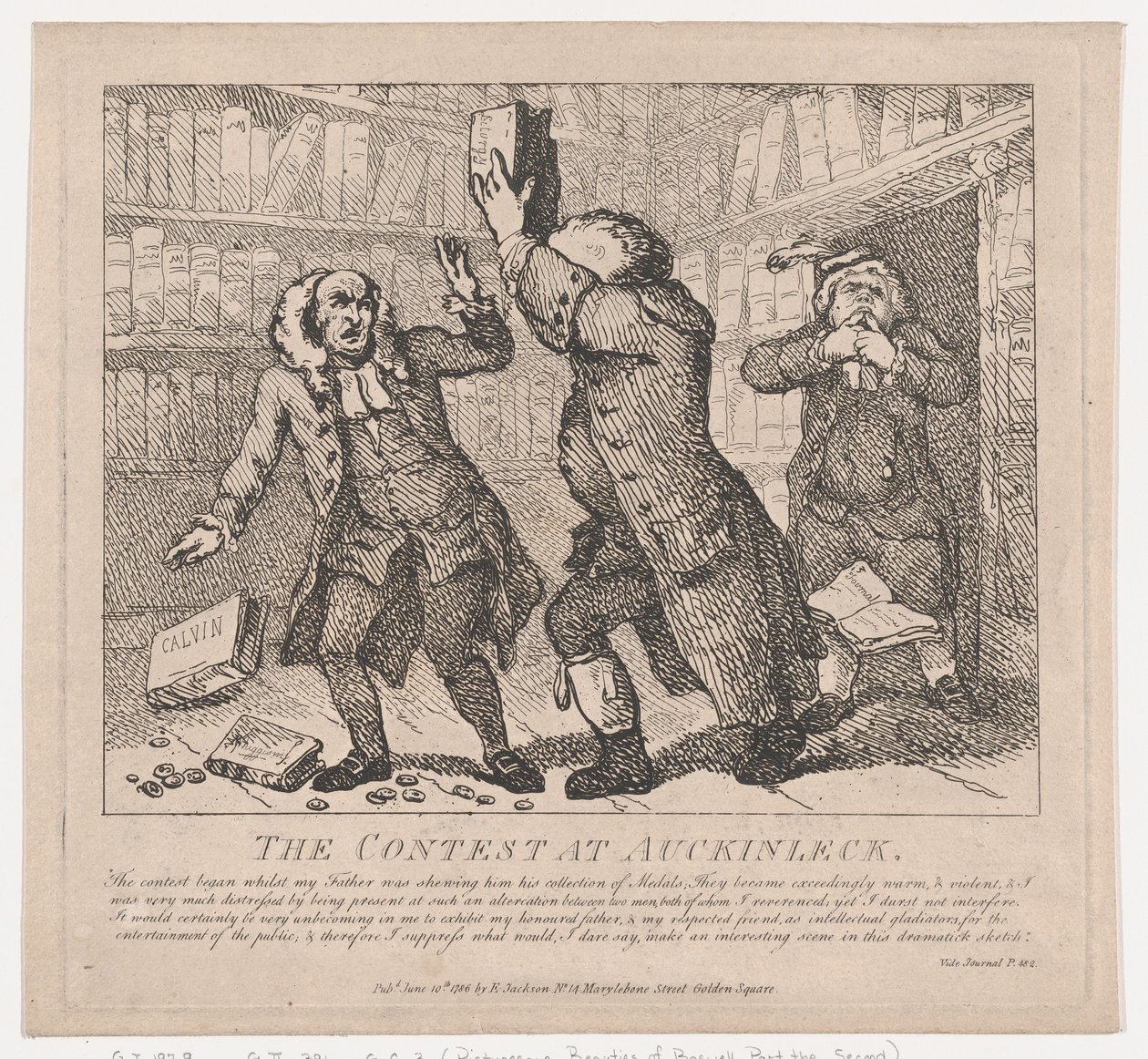 Der Wettbewerb in Auckinleck, malerische Schönheiten von Boswell, Teil der Zweite, Juni 10, 1786 von Thomas Rowlandson