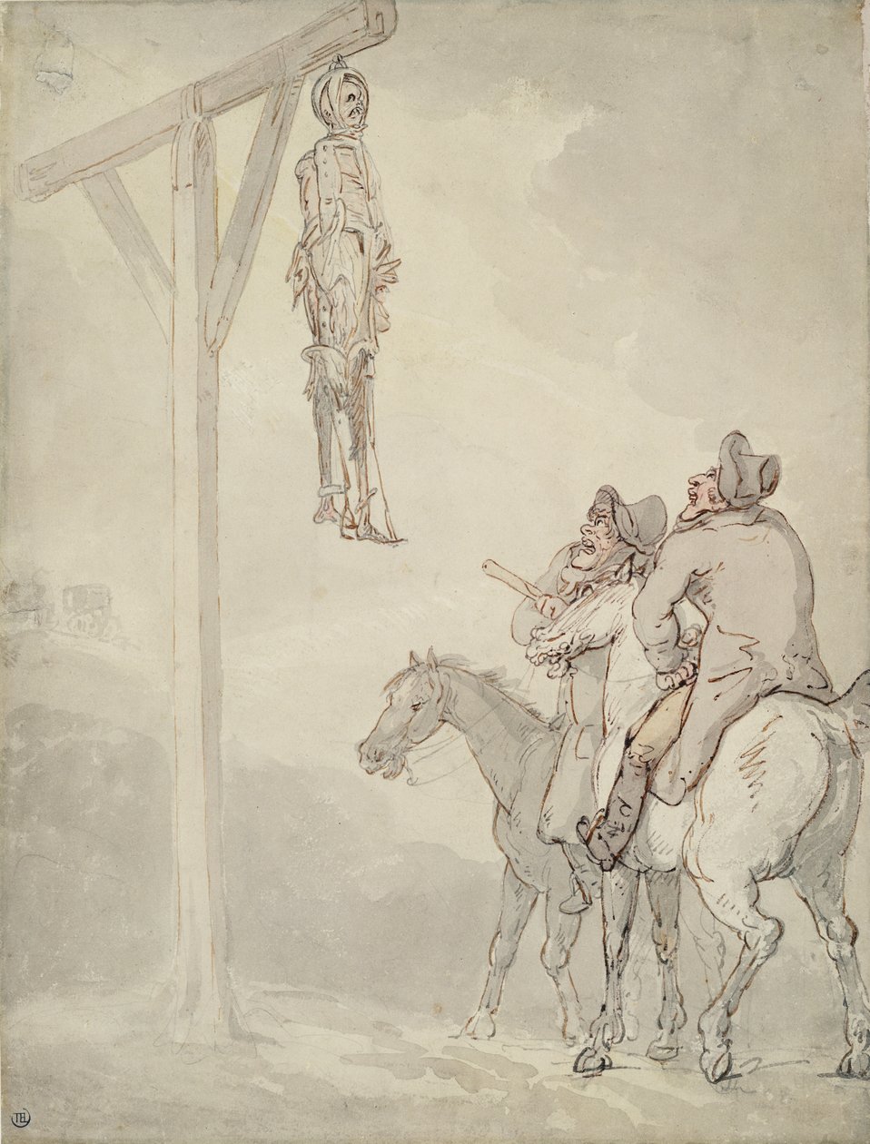 Der Galgen von Thomas Rowlandson