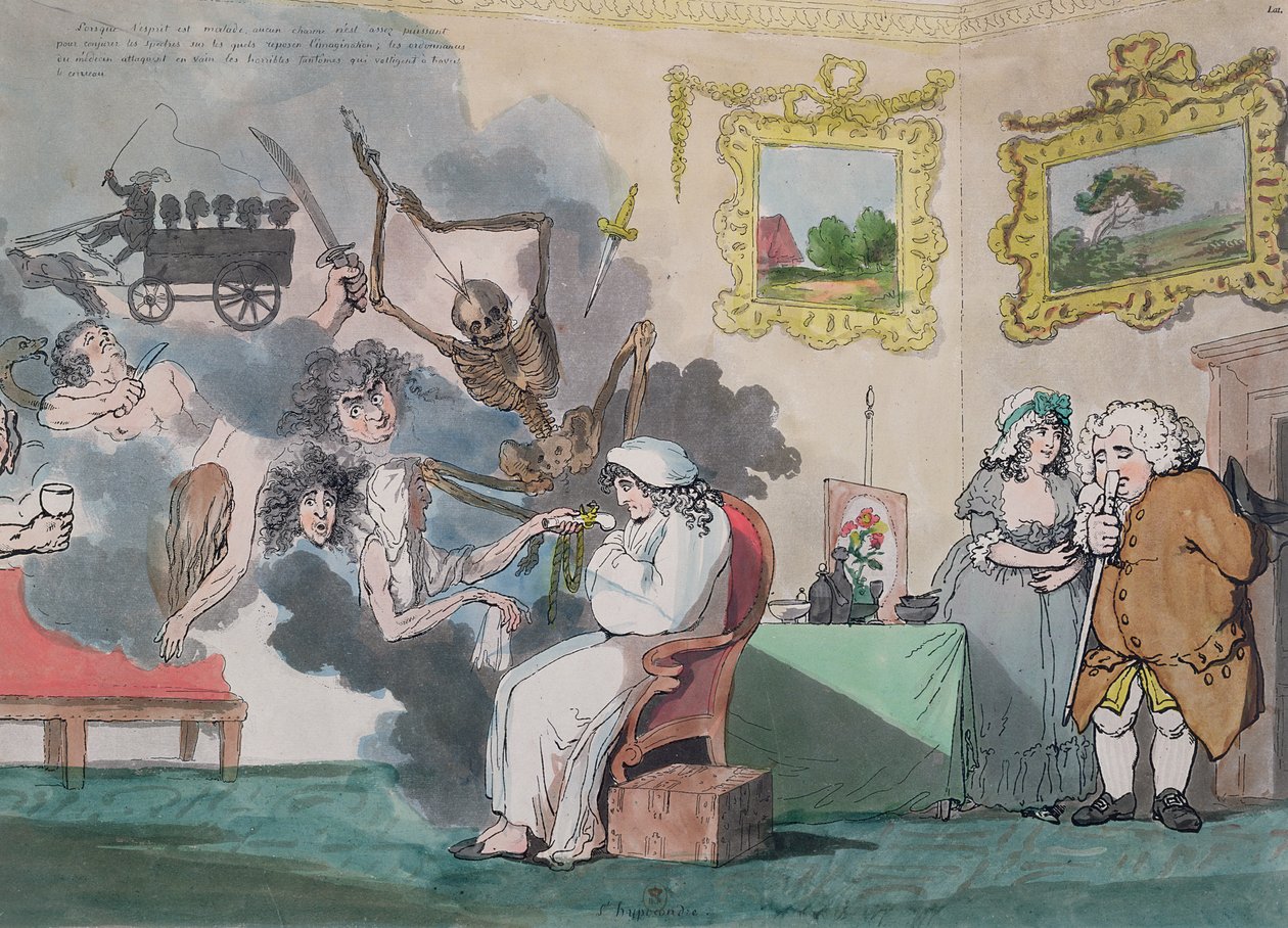 Der Hypochonder von Thomas Rowlandson