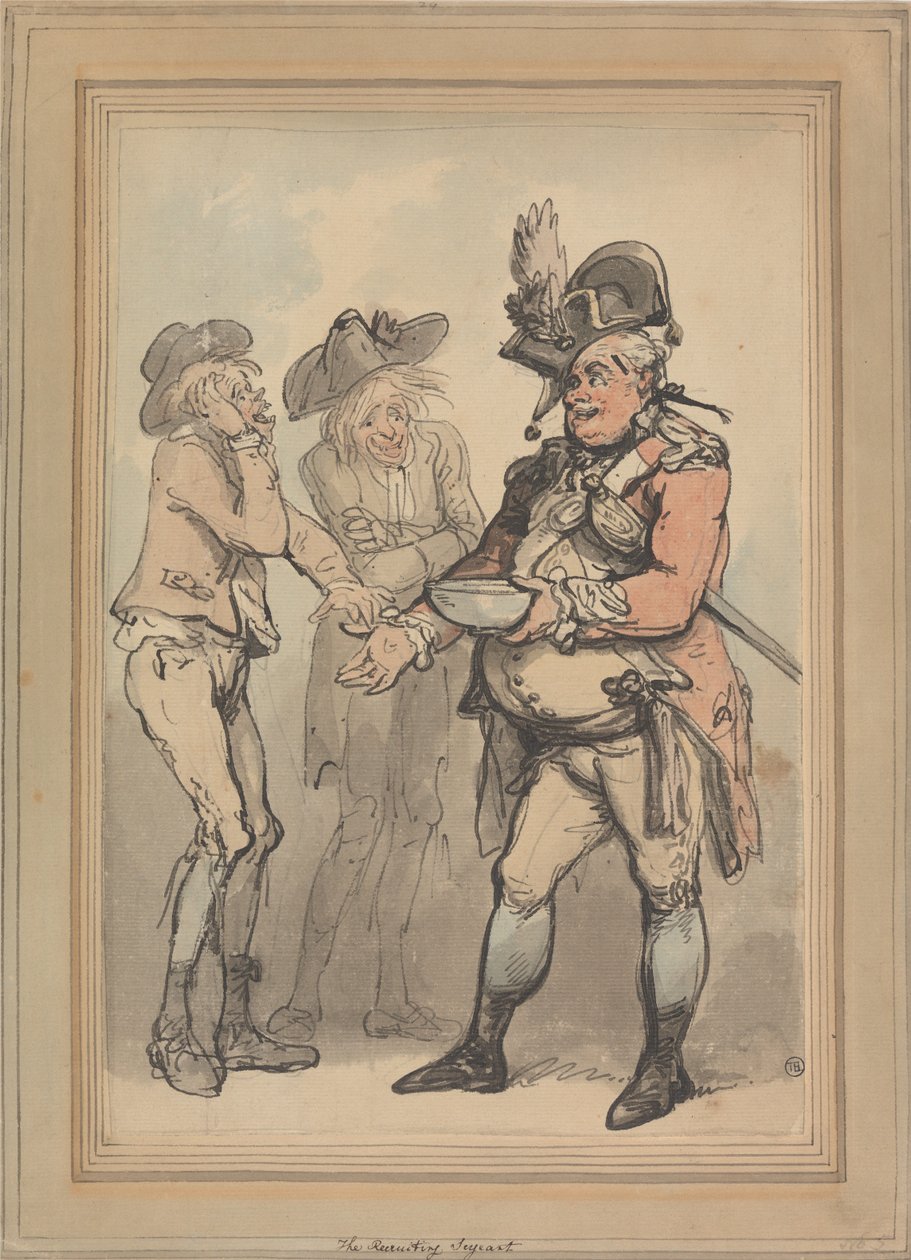 Der Rekrutierungssergeant von Thomas Rowlandson