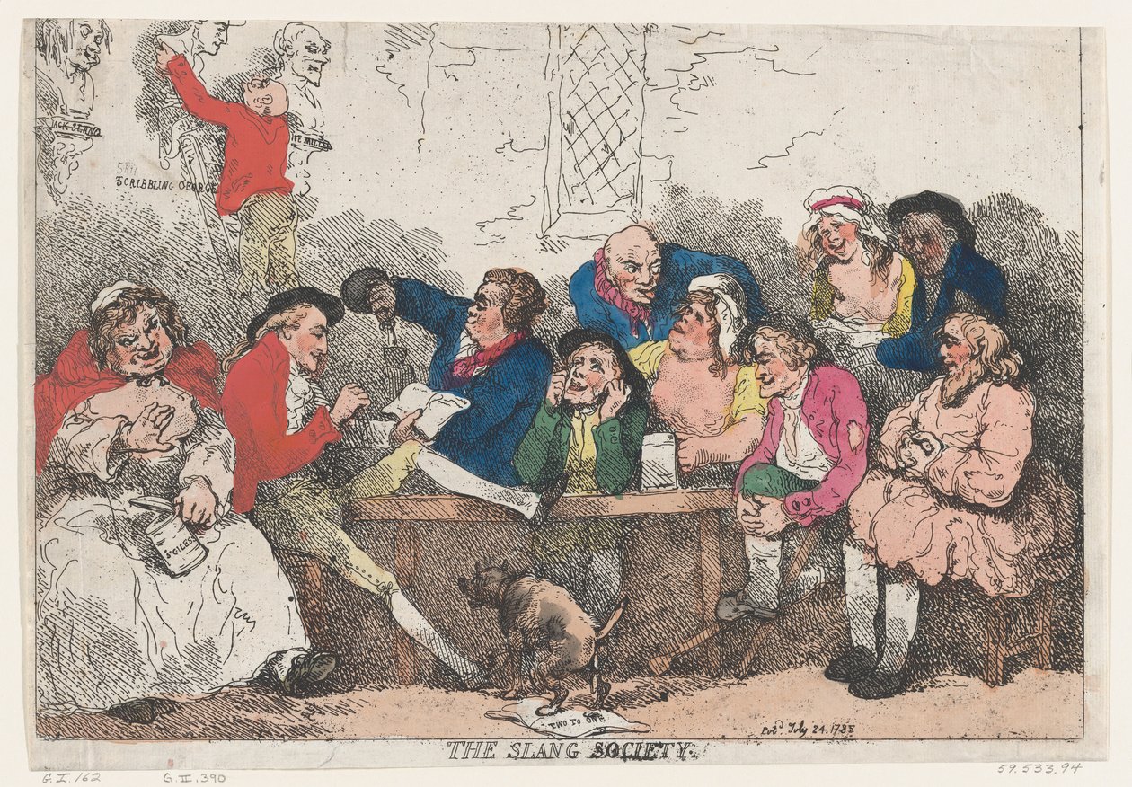 Die Slang-Gesellschaft von Thomas Rowlandson