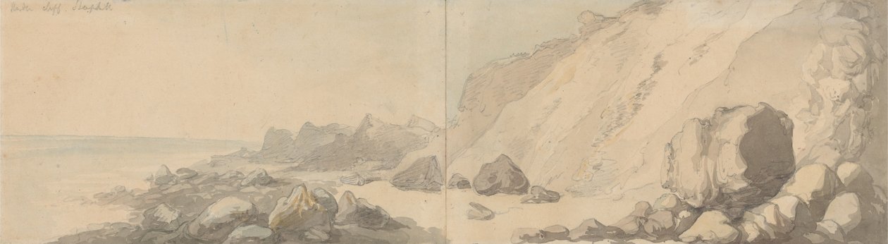 Die Unterklippe, Steephill, Isle of Wight von Thomas Rowlandson