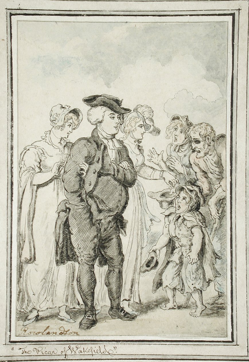 Der Pfarrer von Wakefield von Thomas Rowlandson