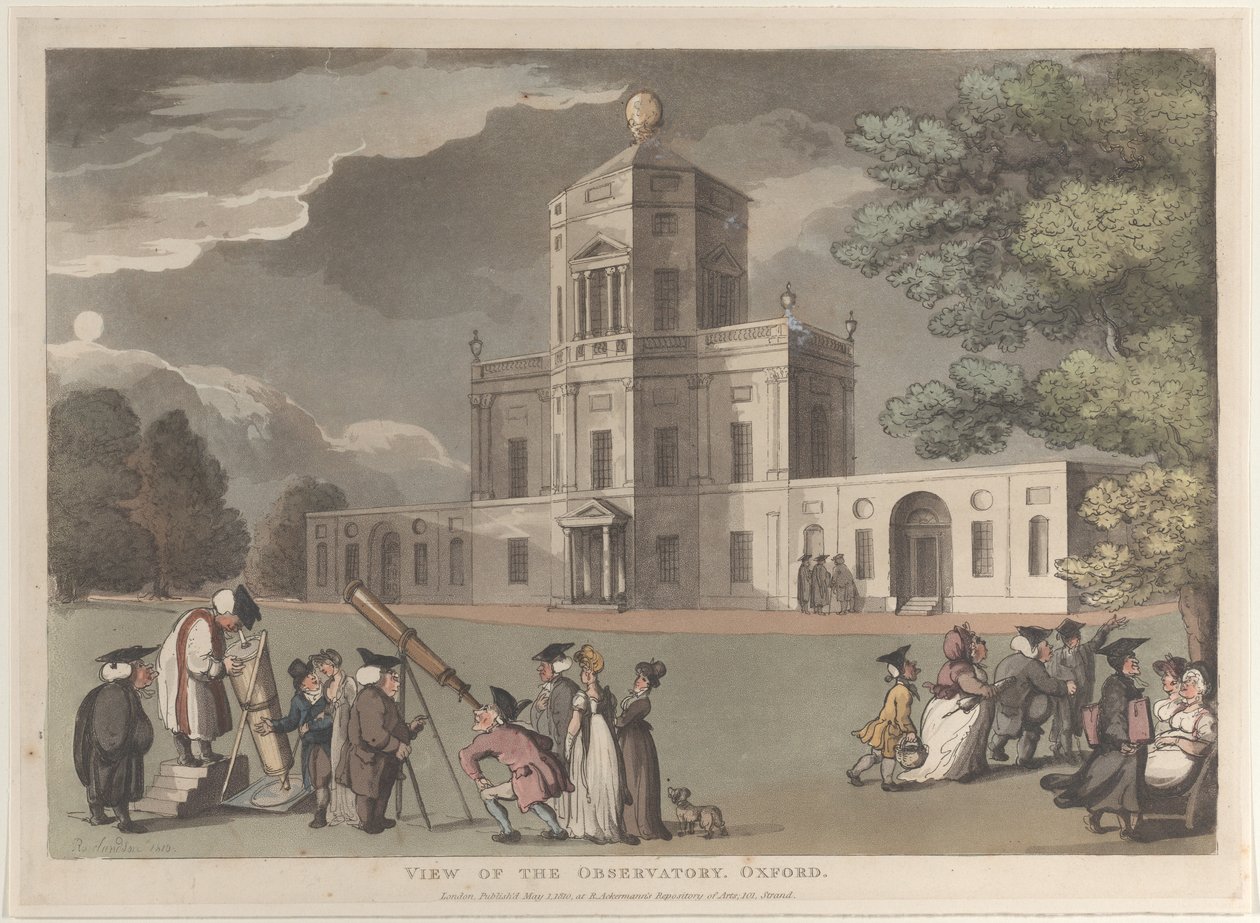 Ansicht des Observatoriums, Oxford von Thomas Rowlandson
