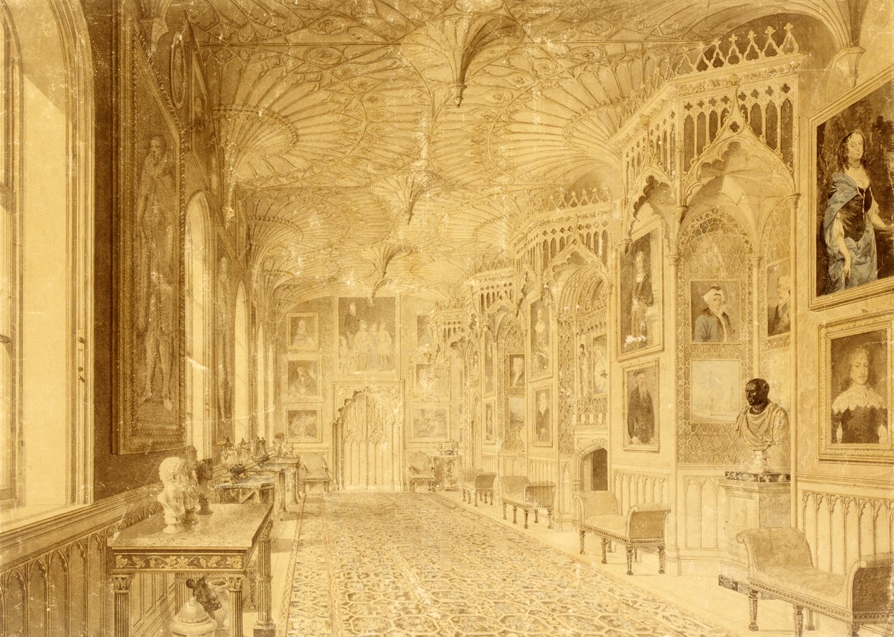 Lange Galerie in Strawberry Hill, Twickenham von Thomas Sandby