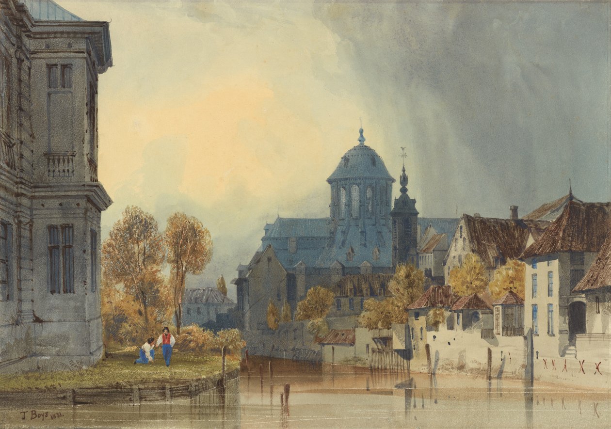 Ansicht der Kirche Unserer Lieben Frau von Hanswijk, Mechelen (Malines), Belgien von Thomas Shotter Boys