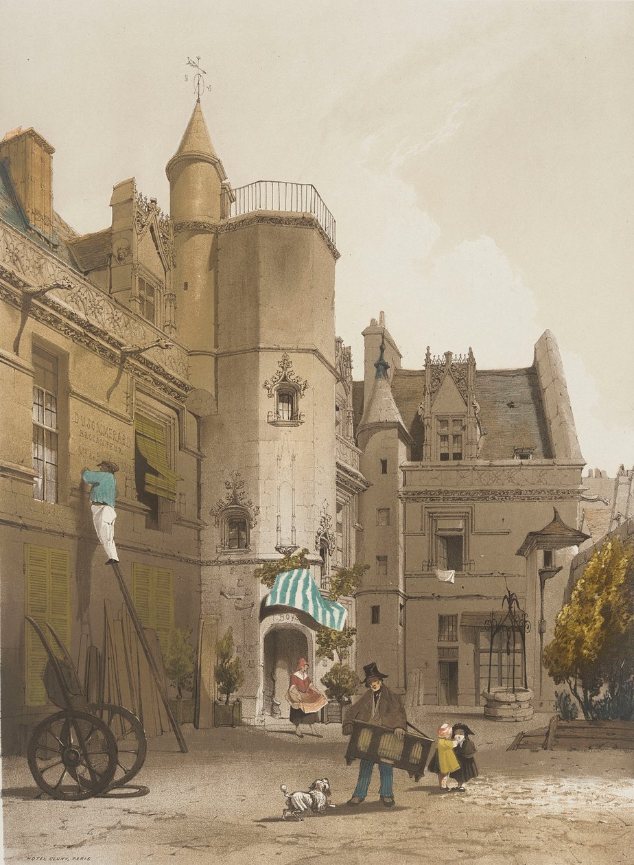 Hôtel de Cluny, Paris von Thomas Shotter Boys