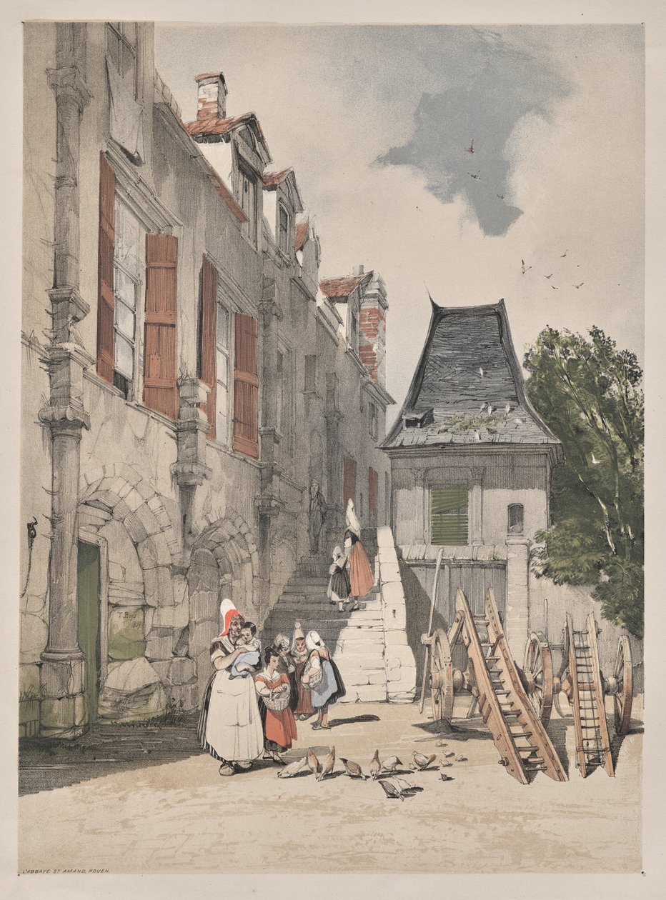 Malerische Architektur in Paris, Gent, Antwerpen, Rouen: L