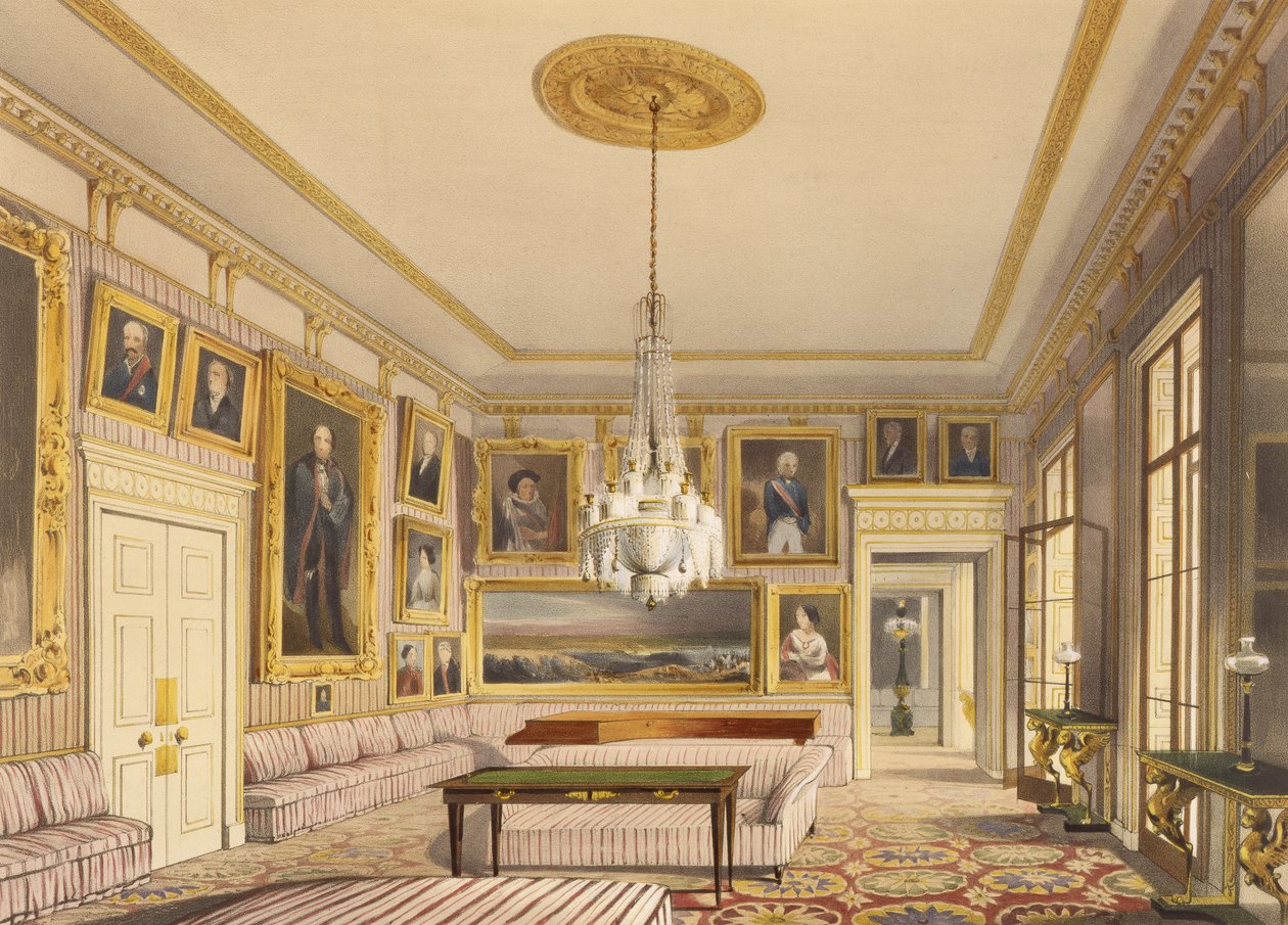 Der gestreifte Salon, Apsley House, 1853 von Thomas Shotter Boys