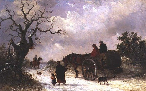 Heimkehr vom Markt von Thomas Smythe
