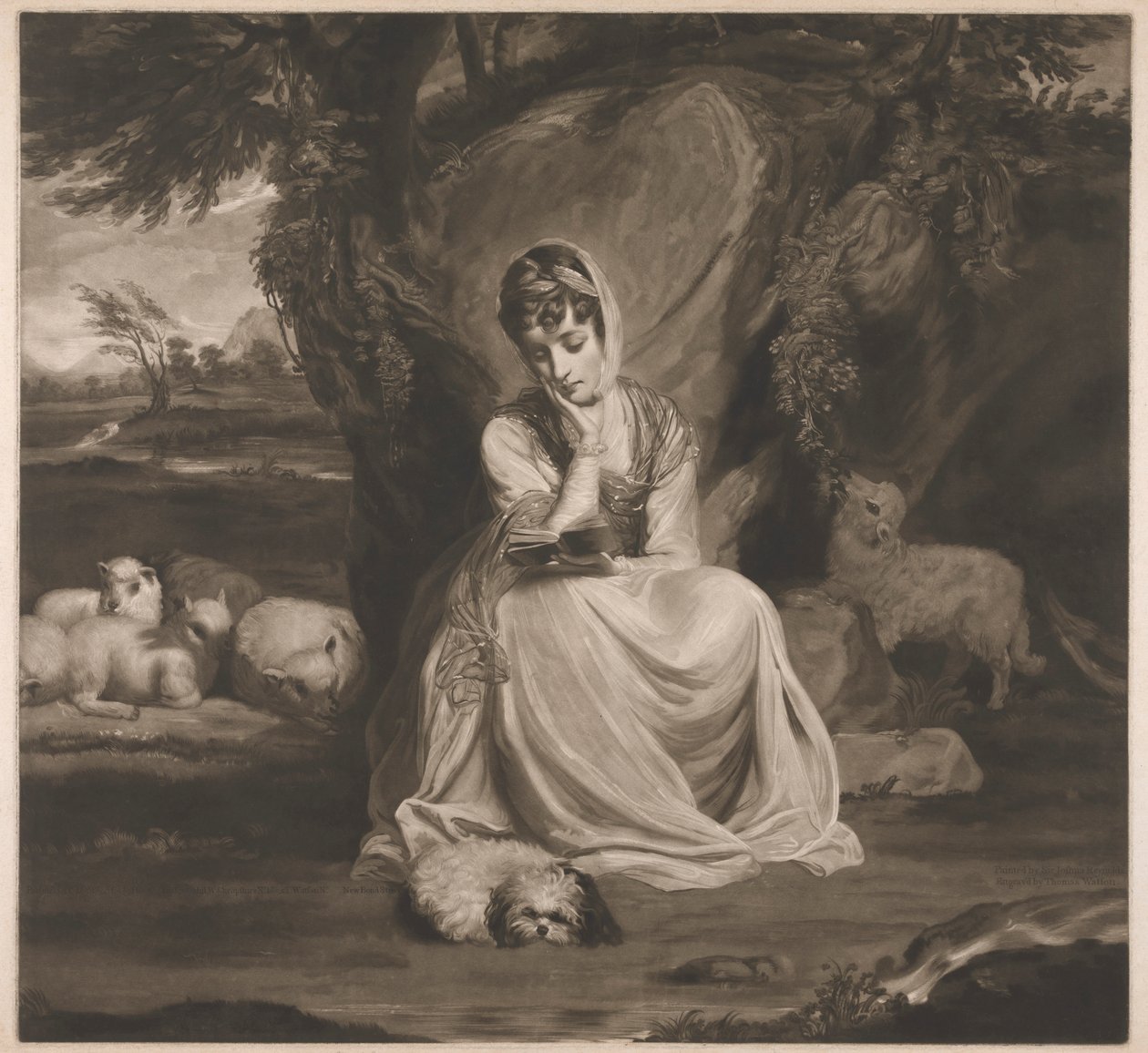 Mrs. Frances Ann Crewe als St. Genevieve von Thomas Watson