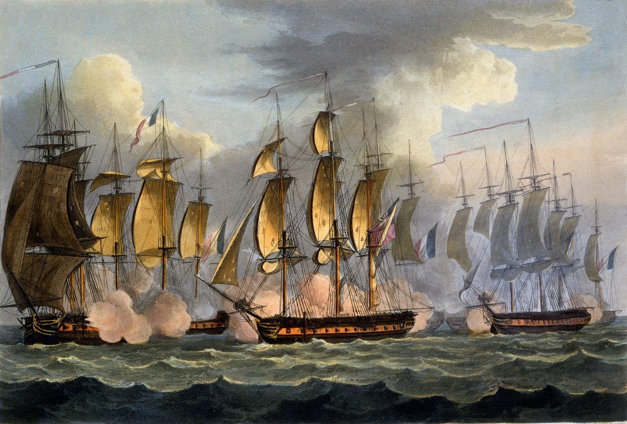 Die Eroberung von La Prévoyante und La Raison, 17. Mai 1795, aus 