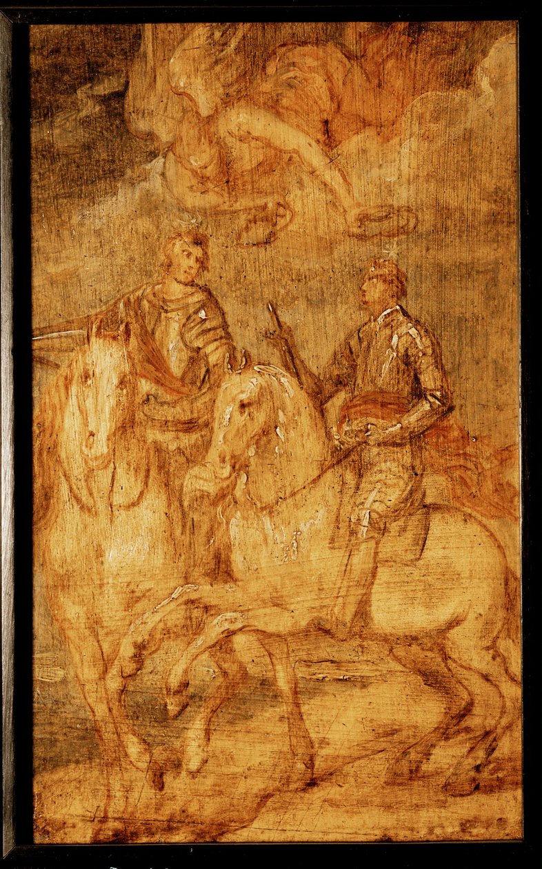 Maurice und Frederic von Nassau in der Schlacht von Nieuwpoort von Thomas Willeboirts