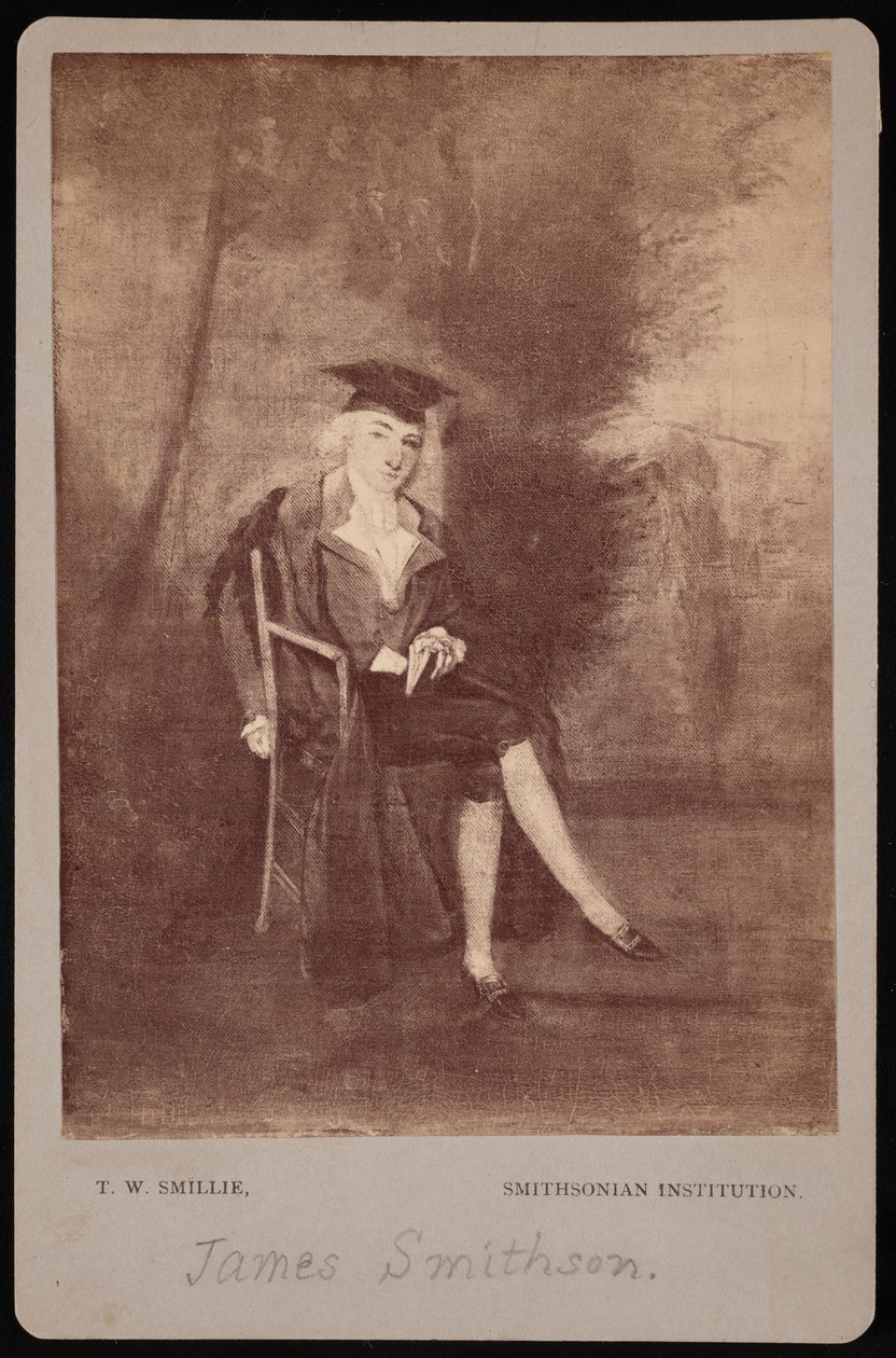 Porträt von James Smithson 1765-1829, 1786 fotografiert in den 1870er Jahren von Thomas William Smillie