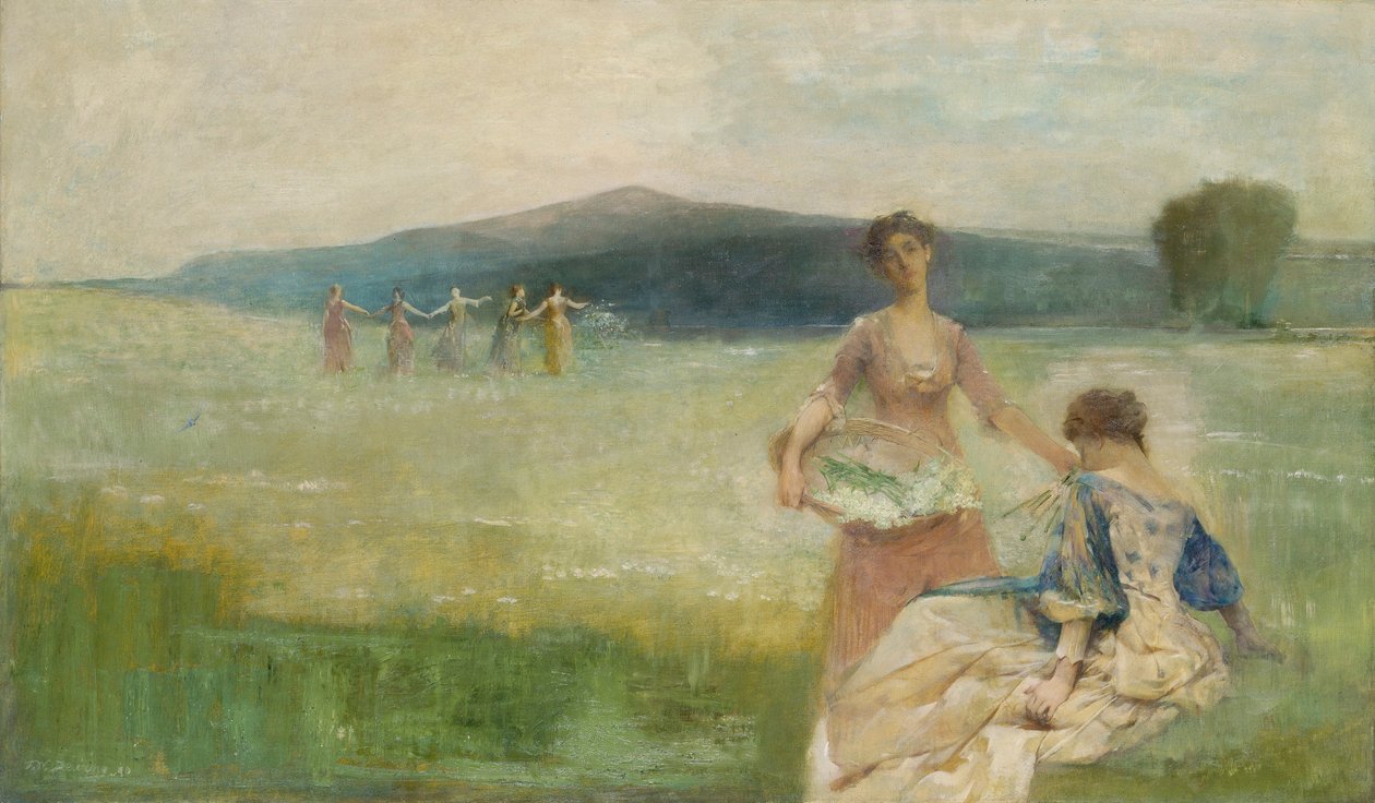 Frühling von Thomas Wilmer Dewing