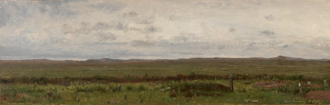 Gräber von Reisenden, Fort Kearny, Nebraska von Thomas Worthington Whittredge