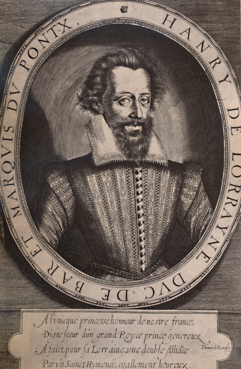 Heinrich II., Herzog von Lothringen, spätes 16. oder frühes 17. Jahrhundert 1894 von Thomas de Leu