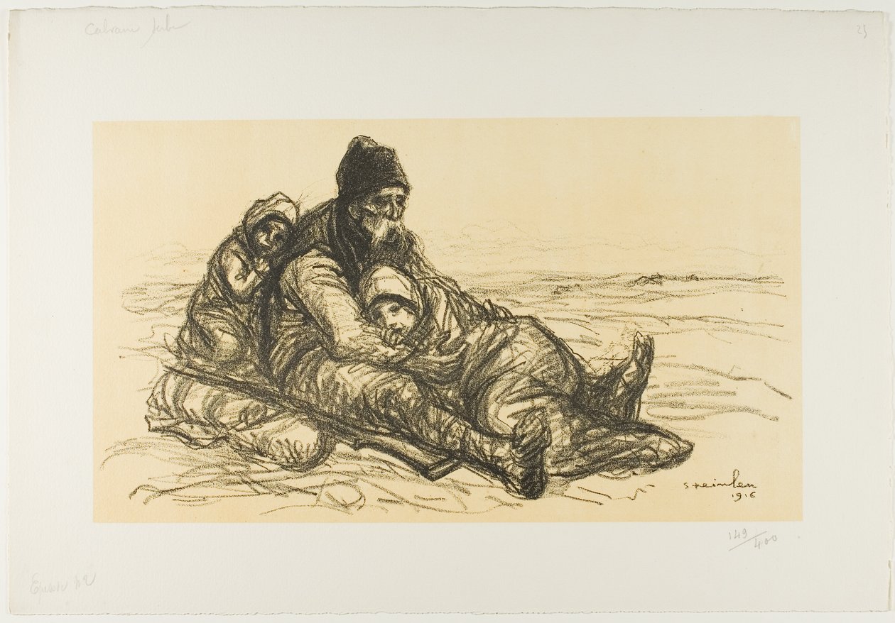 Serbische Kavallerie, Zweite Episode von Théophile Alexandre Pierre Steinlen