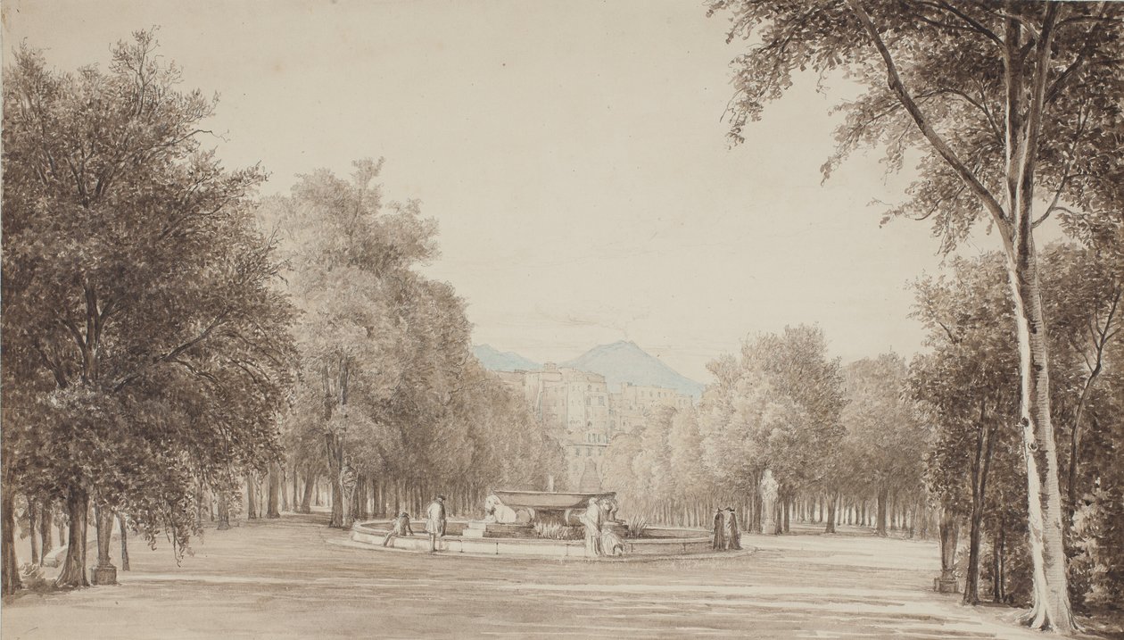 Aus der Villa Reale (jetzt Villa Nazionale) bei Neapel von Thorald Brendstrup