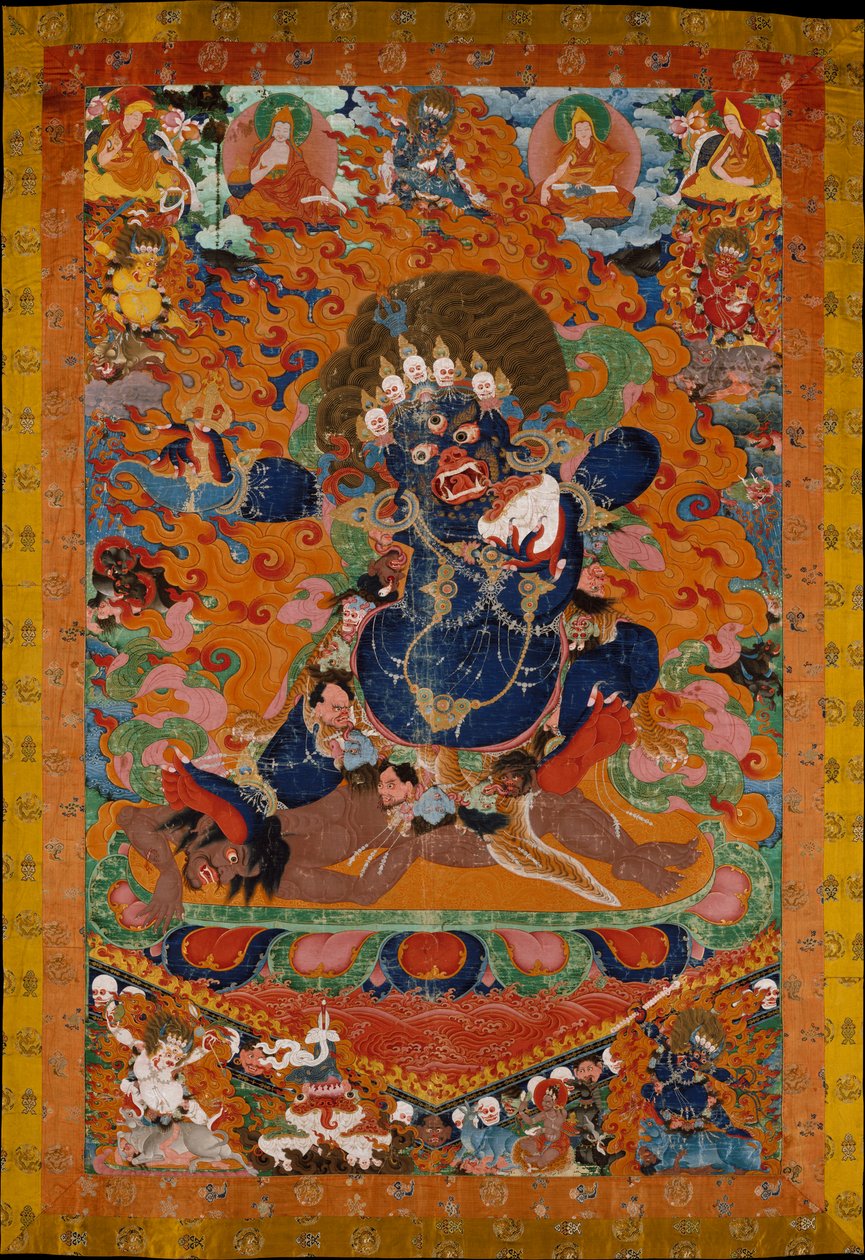 Yamantaka, Zerstörer des Todesgottes von Tibetan School