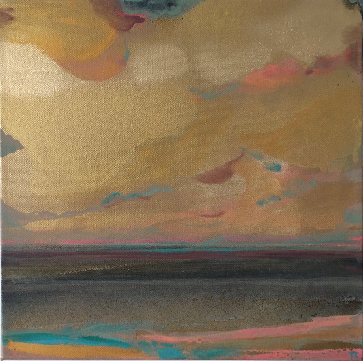 Goldene Wolke, Meereswelle von Tiffany Lynch