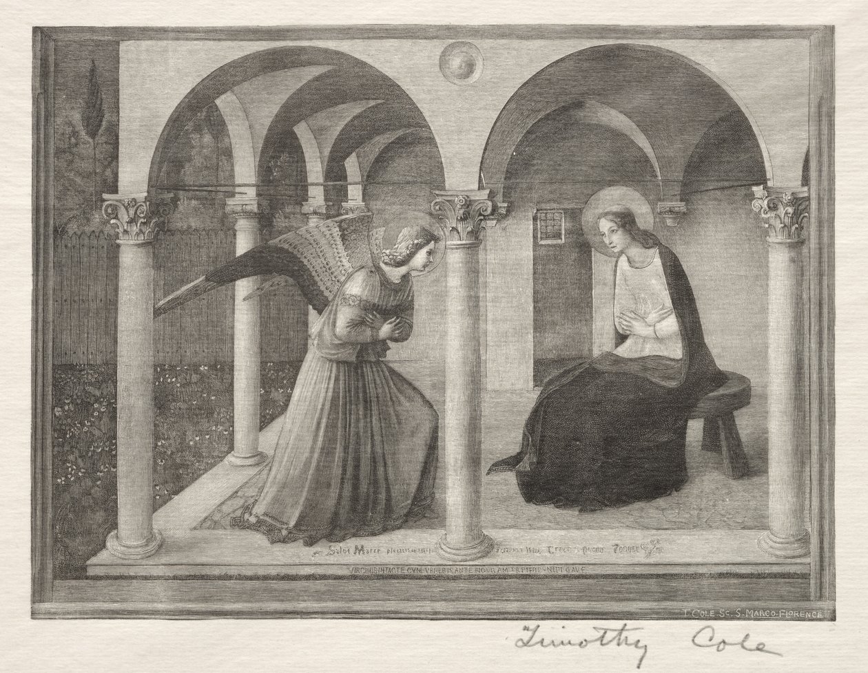 Alte italienische Meister: Die Verkündigung, 1888-1892 von Timothy Cole