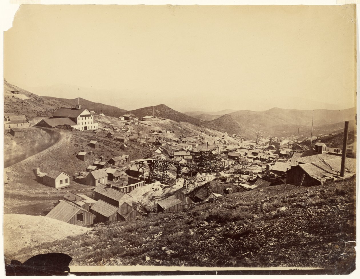 Gold Hill, West Silver City, Nevada, Silver Peak Range von Timothy H. O
