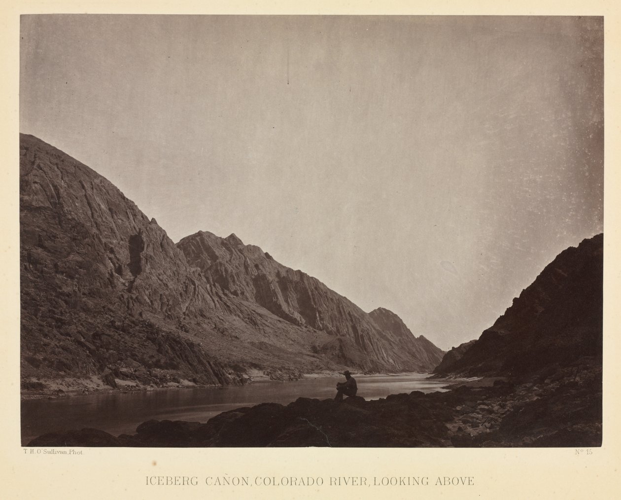 Eisberg-Canyon, Colorado River Blick nach oben von Timothy H. O