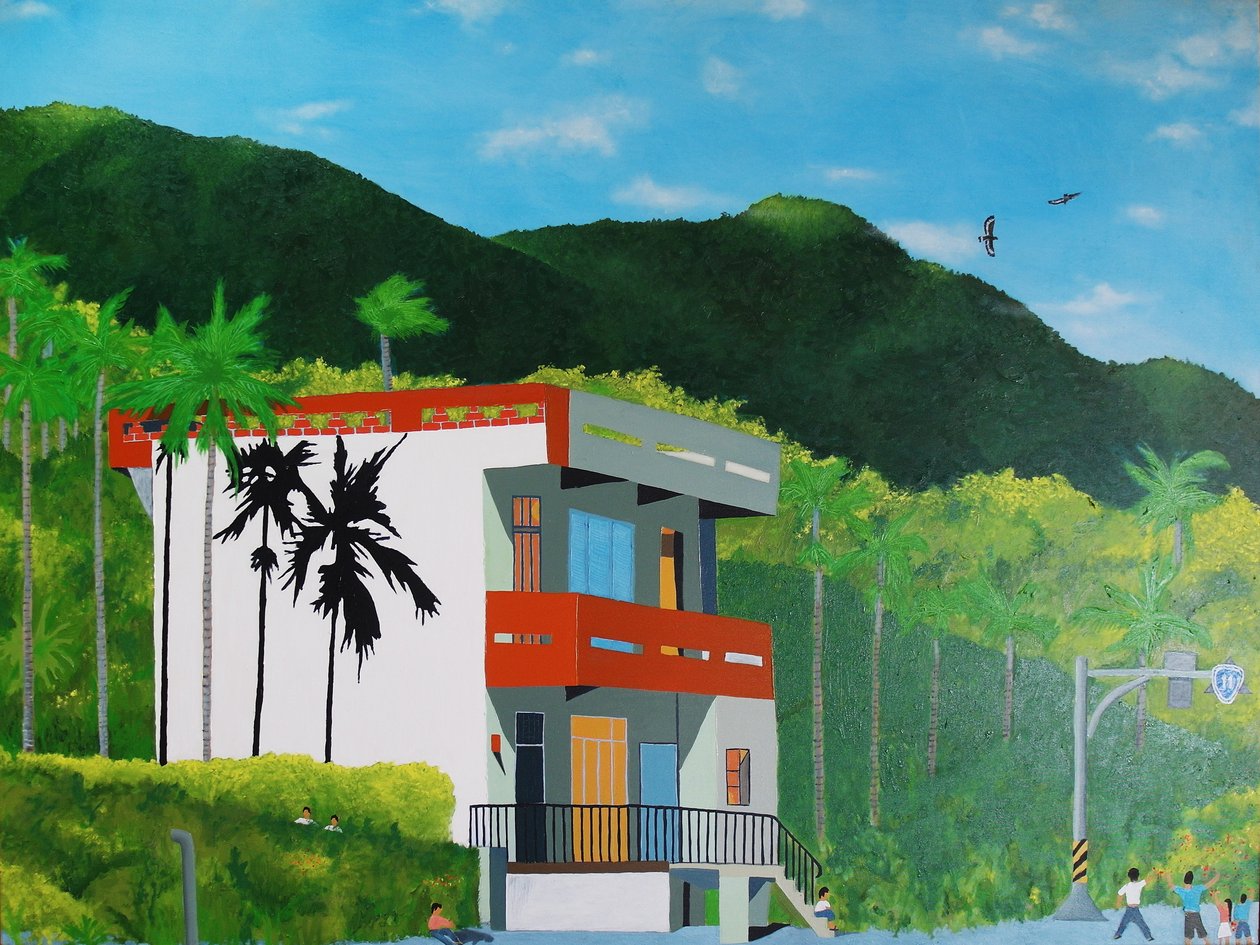 Haus an der Autobahn 11, Taitung, Taiwan, 2017 von Timothy Nathan Joel