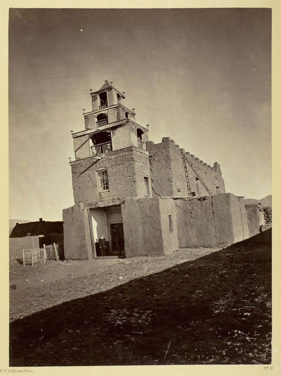 Die Kirche San Miguel, die älteste in Santa Fe, N.M. von Timothy O