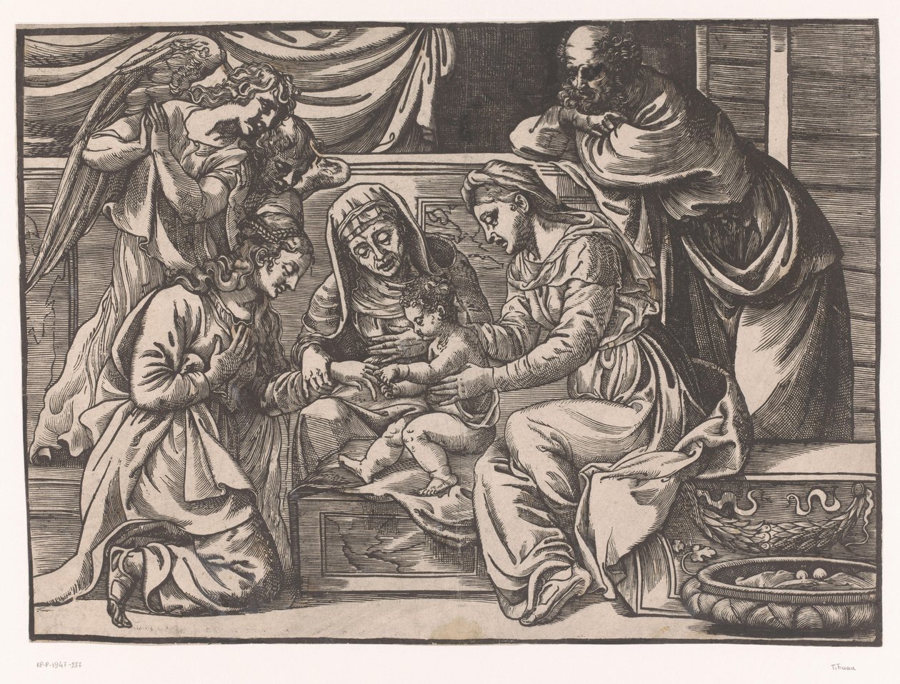 Mystische Hochzeit der heiligen Katharina von Titiaan