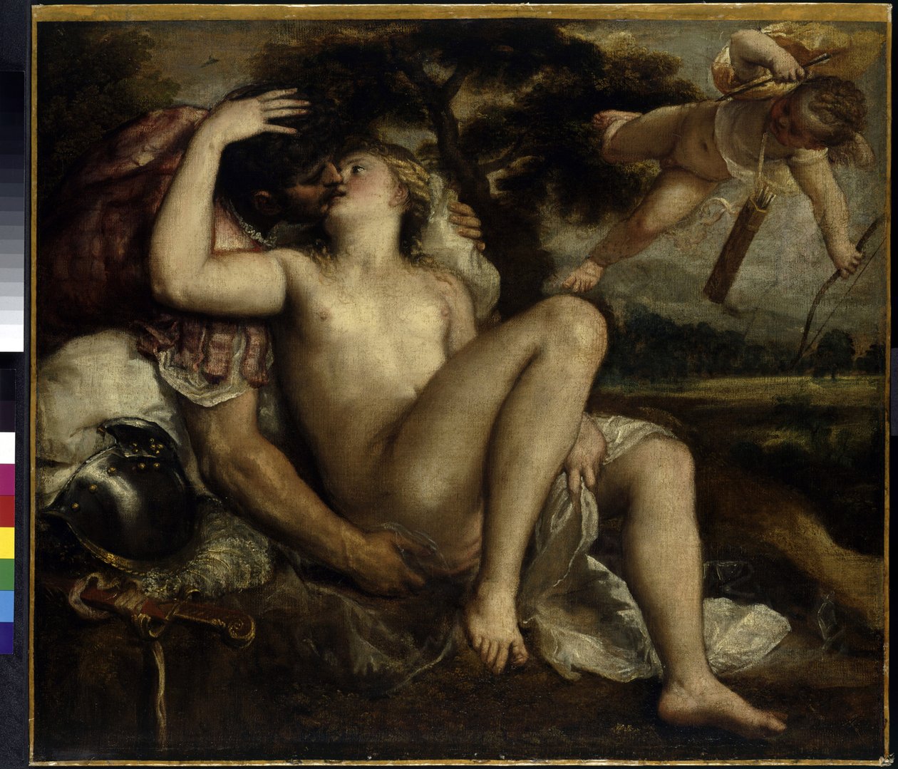 Mars, Venus und Cupido von Titian (c.1488 1576)