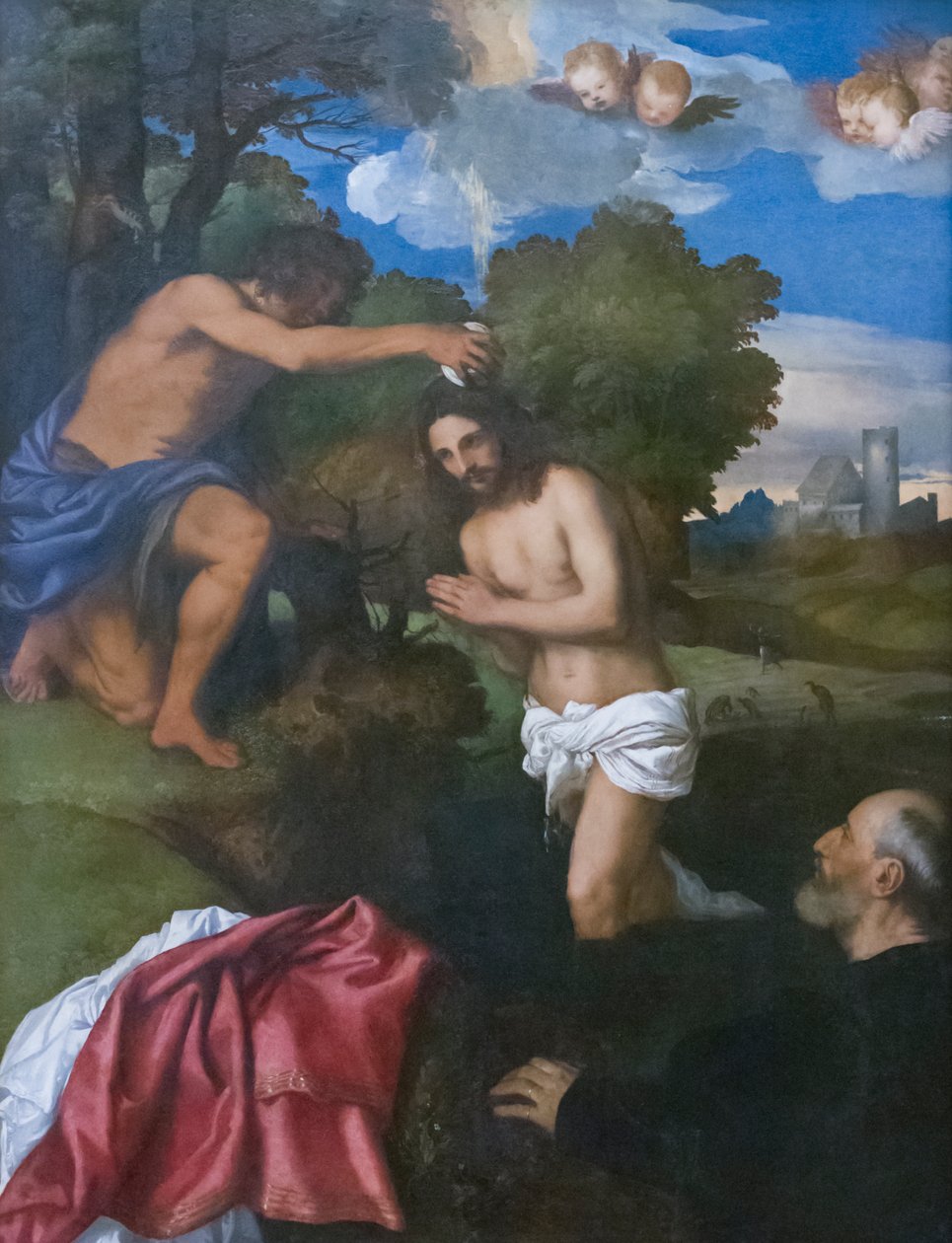 Die Taufe Christi von Titian (c.1488 1576)