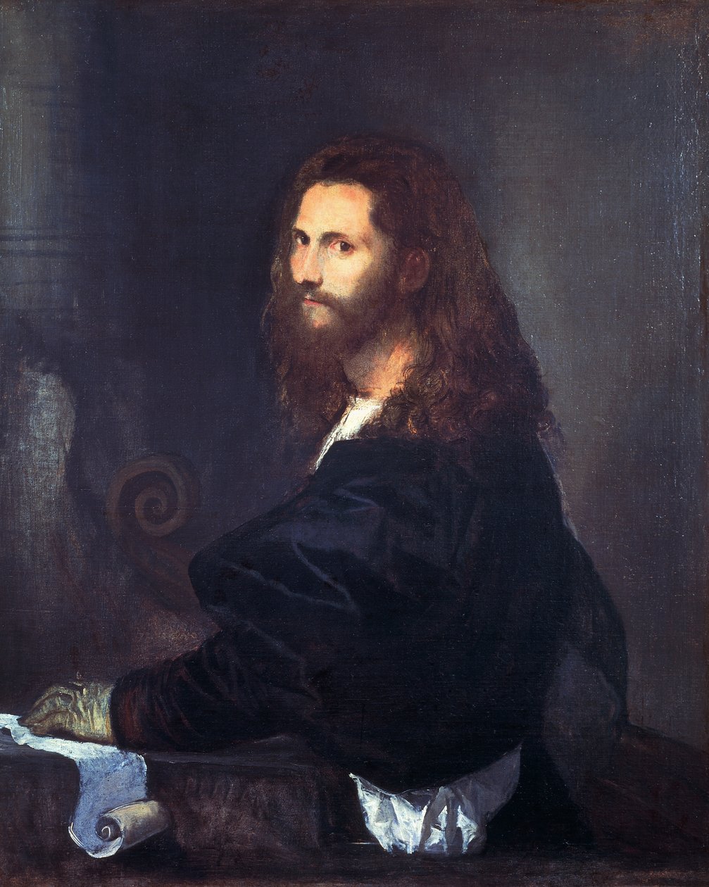 Porträt eines Musikers von Titian (c.1488 1576)