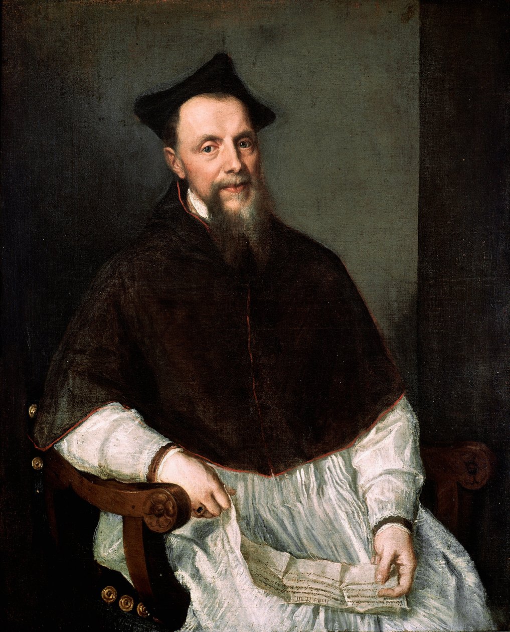 Porträt des Prälaten Ludovico Beccadelli von Titian (c.1488 1576)