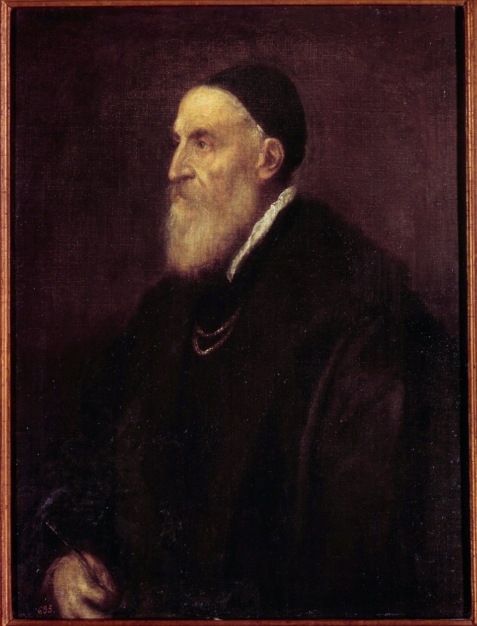 Selbstporträt von Tiziano Vecelli