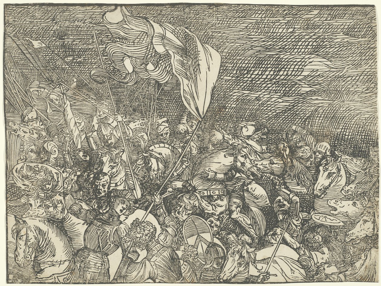 Die Versenkung von Pharaos Armee im Roten Meer von Titian
