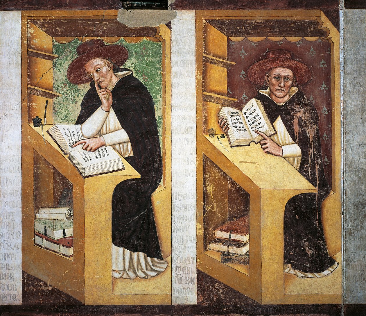 Dominikanermönche (Detail) von Tomaso da (late 15th century) Modena
