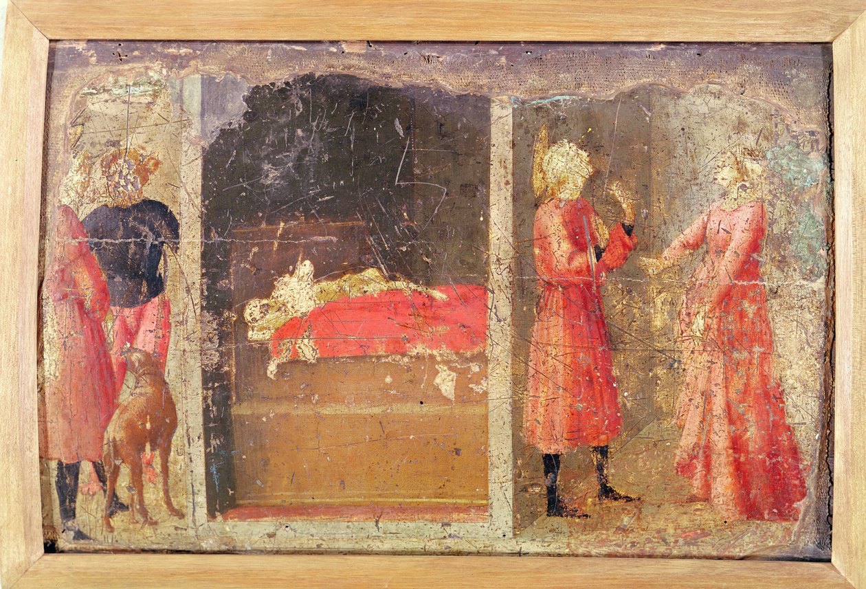 Geschichte des heiligen Julian des Gastfreundlichen von Tommaso Masaccio