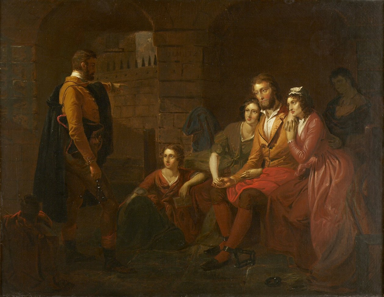 Lafayette im Gefängnis von Olmütz, 1850 von Tompkins Harrison Matteson